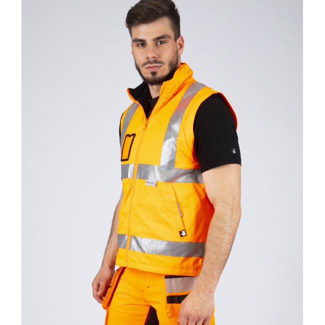 PARKA DE TRAVAIL HAUTE VISIBILITÉ WELLINGTON ORANGE FLUO - Nine Worths by North Ways
