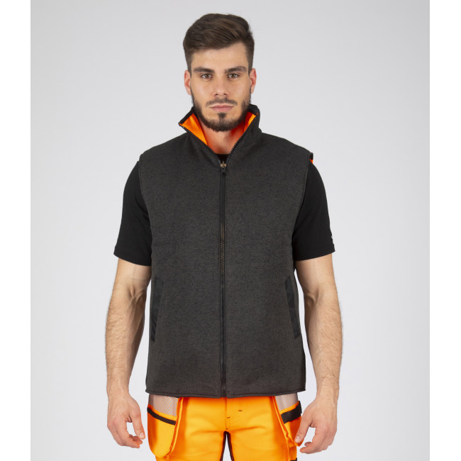 WERKPARKA HOGE ZICHTBAARHEID WELLINGTON FLUOR ORANJE - Nine Worths by North Ways