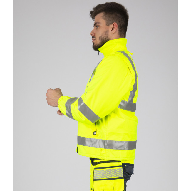 WERKPARKA HOGE ZICHTBAARHEID WELLINGTON FLUOR GEEL - Nine Worths by North Ways