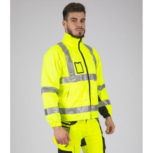 WERKPARKA HOGE ZICHTBAARHEID WELLINGTON FLUOR GEEL - Nine Worths by North Ways