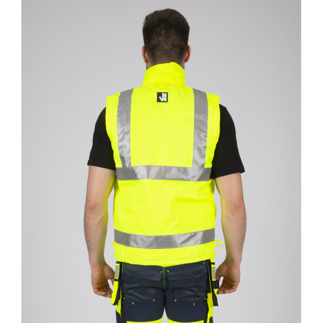 PARKA DE TRAVAIL HAUTE VISIBILITÉ WELLINGTON JAUNE FLUO - Nine Worths by North Ways