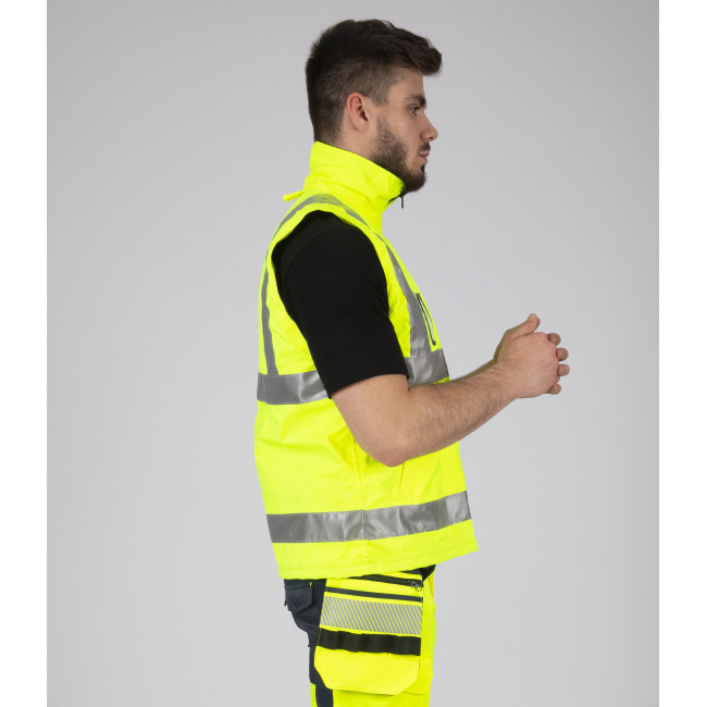 PARKA DE TRAVAIL HAUTE VISIBILITÉ WELLINGTON JAUNE FLUO - Nine Worths by North Ways