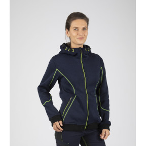 Gilet de travail pour femme Bianca bleu marine - Nine Worths by North Ways