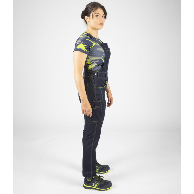 Salopette de travail femme Manea Raw jean - Nine Worths by North Ways
