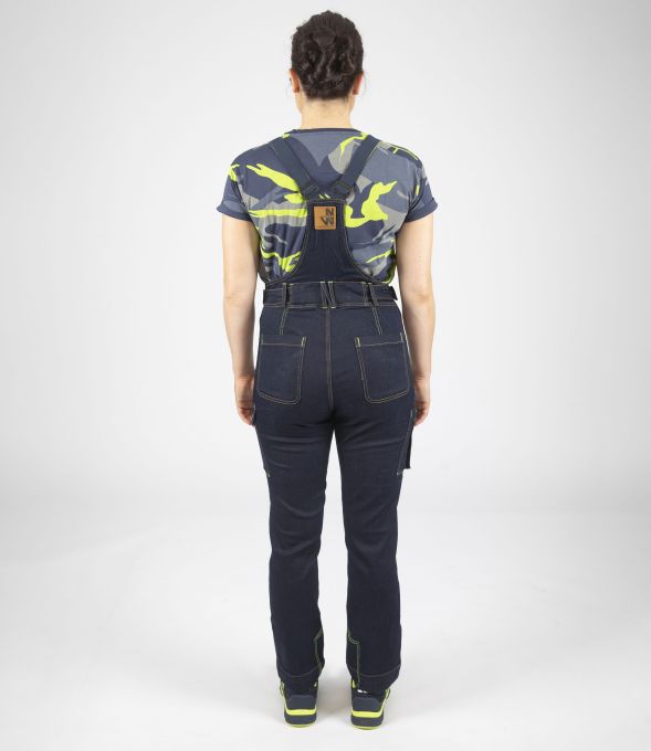 Salopette de travail femme Manea Raw jean Nine Worths by North Ways