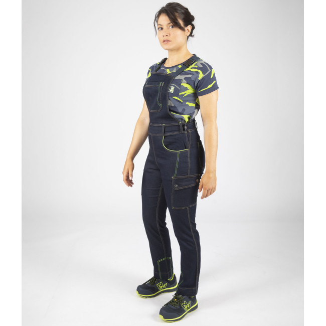 Salopette de travail femme Manea Raw jean - Nine Worths by North Ways