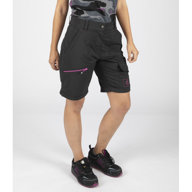 BERMUDA DE TRAVAIL JOHANNA NOIR - Nine Worths by North Ways