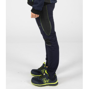 Chaussures de sécurité basses Shelly S3 SRC marine/jaune fluo - Nine Worths by North Ways
