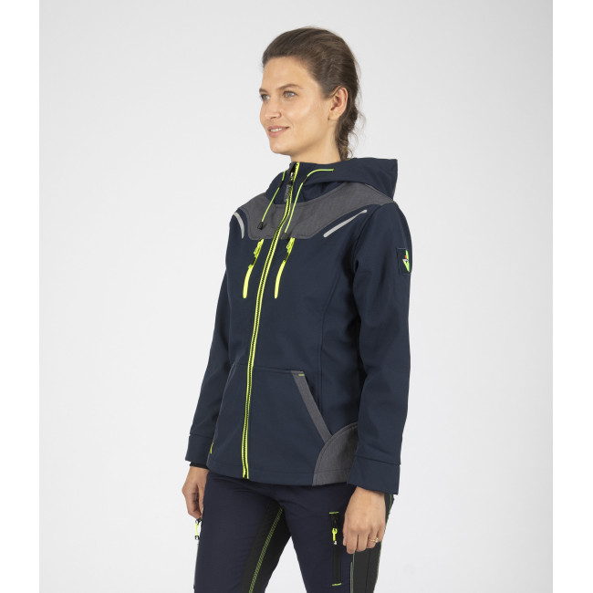 Blouson Florence granatowy i żółty fluo - Nine Worths by North Ways