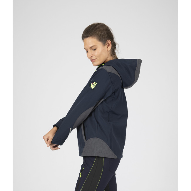 Blouson Florence granatowy i żółty fluo - Nine Worths by North Ways