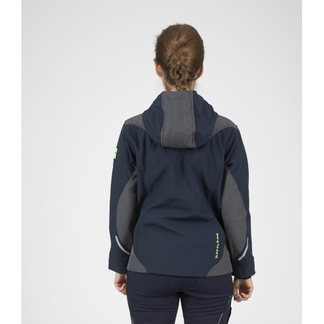 Blouson Florence Marineblau und Neongelb - Nine Worths by North Ways