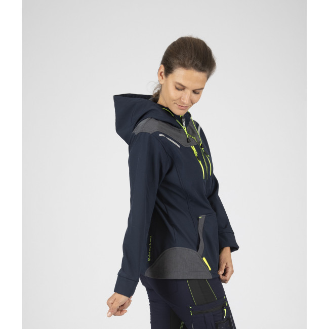 Blouson Florence Marine et jaune fluo - Nine Worths by North Ways
