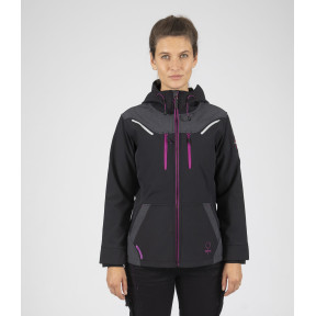 Blouson Florence Schwarz und Fuchsia - Nine Worths by North Ways