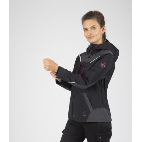 Blouson Florence Noir et fuchsia - Nine Worths by North Ways