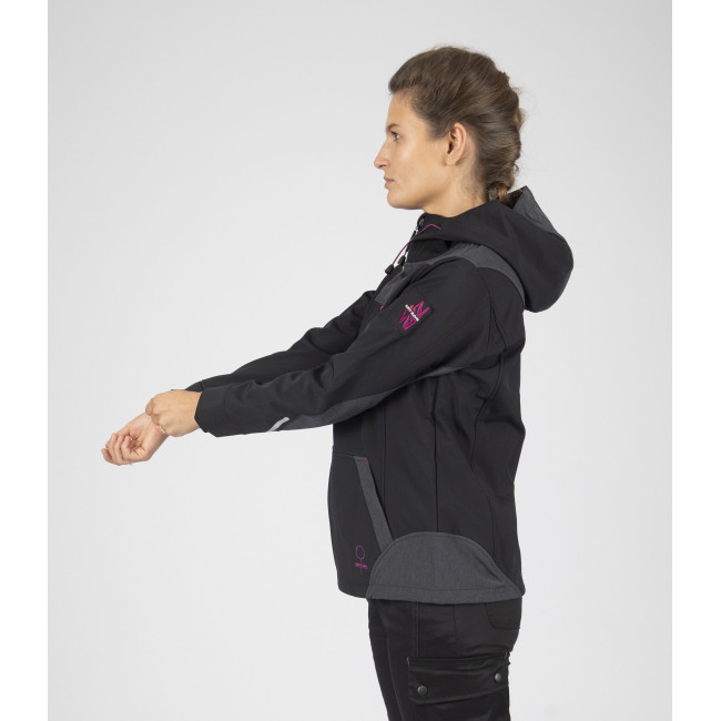 Blouson Florence Schwarz und Fuchsia - Nine Worths by North Ways