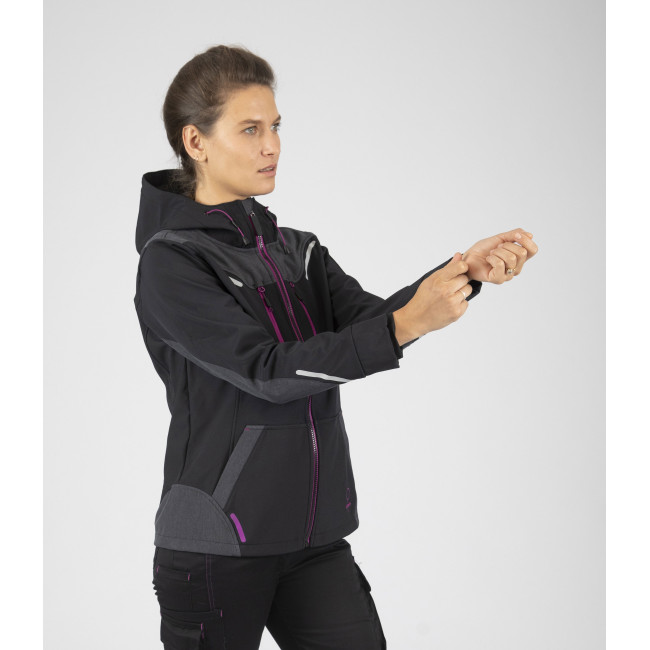 Blouson Florence Schwarz und Fuchsia - Nine Worths by North Ways