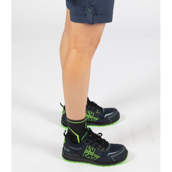 Sicherheitsschuhe Perec S1P SRC marineblau/neongelb - Nine Worths by North Ways