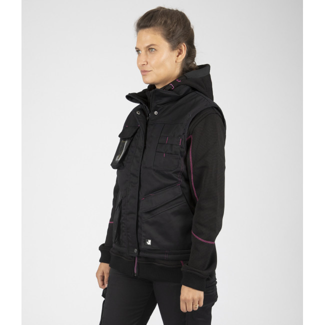 Mouwloos vest gewatteerd Maryse - Nine Worths by North Ways