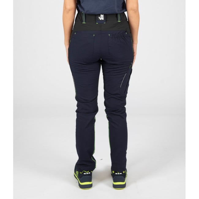 PANTALON DE TRAVAIL LUCIE MARINE / NOIR - NORTH WAYS
