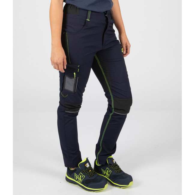 WERKBROEK LUCIE MARINEBLAUW / ZWART - Nine Worths by North Ways