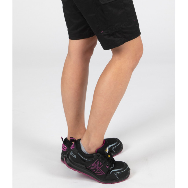Buty robocze Perec S1P SRC czarne/fuksja - Nine Worths by North Ways
