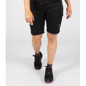 Lage veiligheidsschoenen Shelly S3 SRC zwart/fuchsia - Nine Worths by North Ways