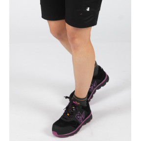 Chaussures de sécurité basses Shelly S3 SRC noir/fushia - Nine Worths by North Ways