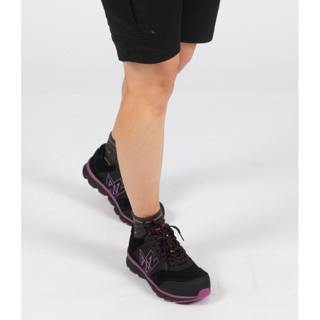 Chaussures de sécurité basses Shelly S3 SRC noir/fushia - Nine Worths by North Ways