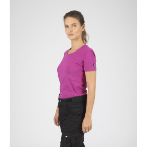 WERK T-SHIRT KORTE MOUWEN ROMANE FUCHSIA - Nine Worths by North Ways