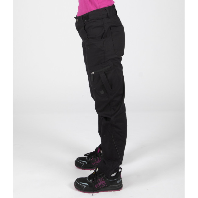 PANTALON DE TRAVAIL FEMME CAMILLE NOIR - Nine Worths by North Ways