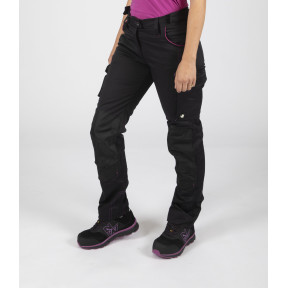 Pantalon de travail multipoches pour femme Eden noir - North Ways