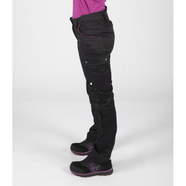 Pantalon de travail multipoches pour femme Eden noir - North Ways