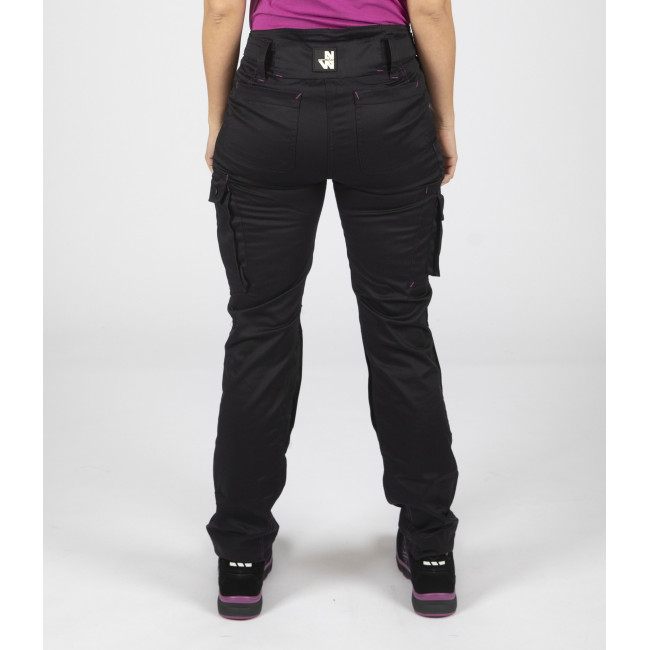 Damen-Arbeitshose mit vielen Taschen Eden schwarz - North Ways