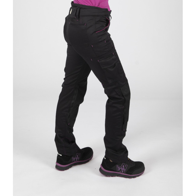Werkbroek met meerdere zakken voor dames Eden zwart - North Ways