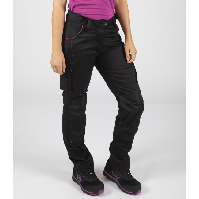 Pantalon de travail multipoches pour femme Eden noir - North Ways