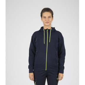 Gilet de travail femme Uma marine/jaune fluo - Nine Worths by North Ways