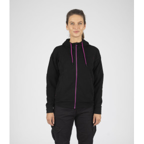 Gilet de travail femme Uma noir/fushia - Nine Worths by North Ways