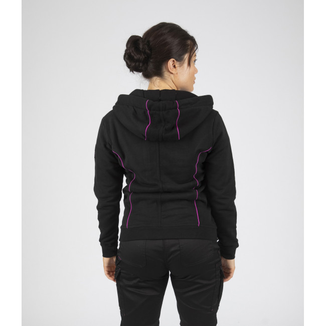 Gilet de travail femme ZANA noir fushia - Nine Worths by North Ways