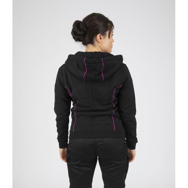 Gilet de travail femme ZANA noir fushia - Nine Worths by North Ways