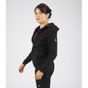 Werkgilet dames ZANA zwart fuchsia - Nine Worths by North Ways