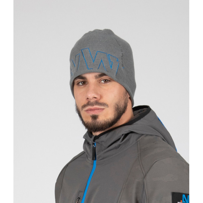 Bonnet Martin gris et bleu - Nine Worths by North Ways