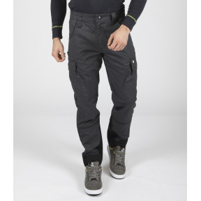 WERKBROEK ANTRAS GRIJS EN ZWART - Nine Worths by North Ways
