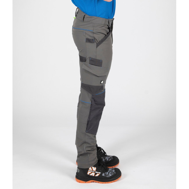 Pantalon de travail SACHA gris/bleu - North Ways