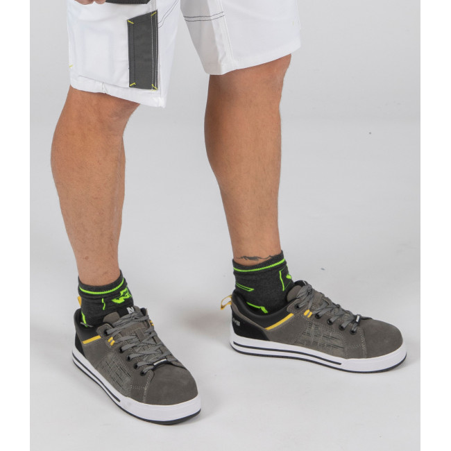 LAGE VEILIGHEIDSSCHOENEN PARKER GRIJS / ZWART - Nine Worths by North Ways