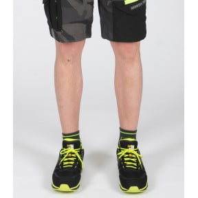 Veiligheidsschoenen Justin S1P SRC zwart/fluor geel - Nine Worths by North Ways