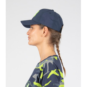 Casquette de travail Bonnie marine/jaune fluo - Nine Worths by North Ways