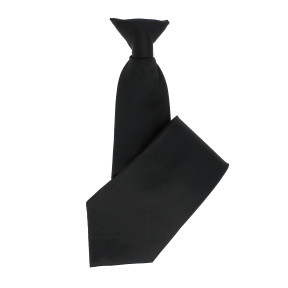 Cravate à clip Noire -Patrol Equipement