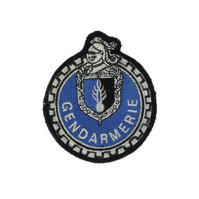 Gesticktes Abzeichen Motorisierte Einheit Département-Gendarmerie