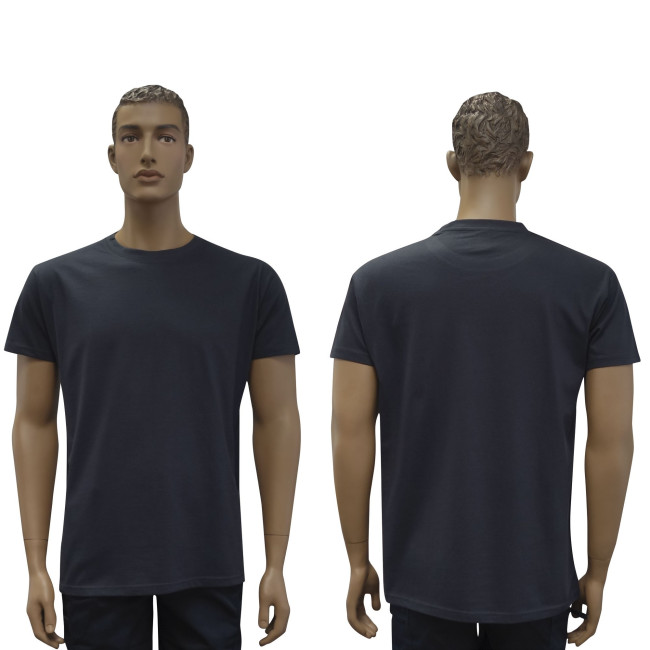 T-shirt korte mouwen katoen marineblauw - Patrol