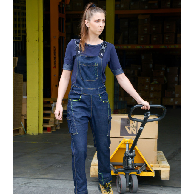 Damen-Arbeitslatzhose Manea Raw Jeans - Nine Worths by North Ways